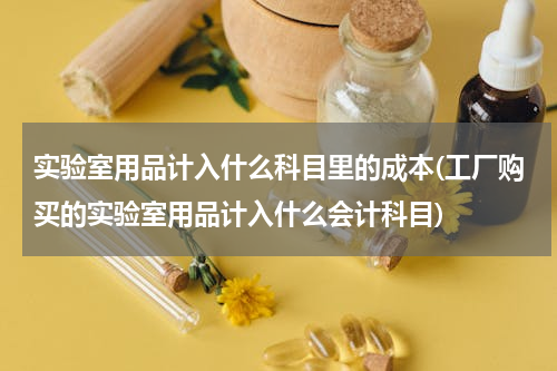 实验室用品计入什么科目里的成本(工厂购买的实验室用品计入什么会计科目)