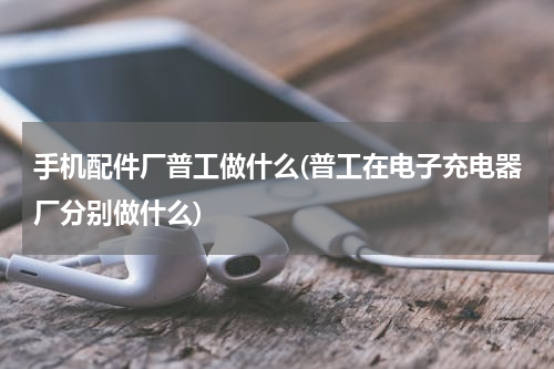 手机配件厂普工做什么(普工在电子充电器厂分别做什么)