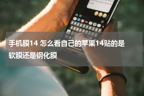 手机膜14 怎么看自己的苹果14贴的是软膜还是钢化膜