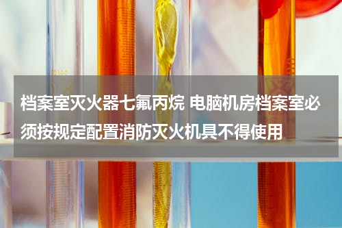 档案室灭火器七氟丙烷 电脑机房档案室必须按规定配置消防灭火机具不得使用