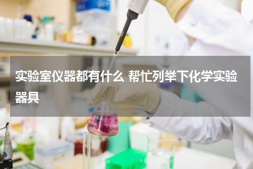 实验室仪器都有什么 帮忙列举下化学实验器具