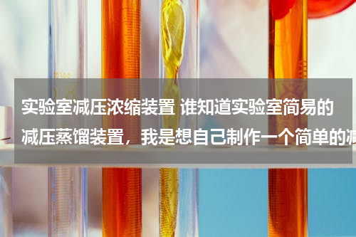 实验室减压浓缩装置 谁知道实验室简易的减压蒸馏装置，我是想自己制作一个简单的减压装置，一般就行，求高手回答！