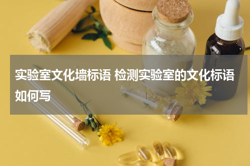实验室文化墙标语 检测实验室的文化标语如何写