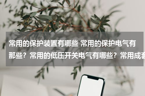 常用的保护装置有哪些 常用的保护电气有那些？常用的低压开关电气有哪些？常用成套低压电气设备有哪些？各有什么用途