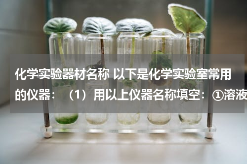 化学实验器材名称 以下是化学实验室常用的仪器：（1）用以上仪器名称填空：①溶液蒸发、结晶应选用的仪器是______、______