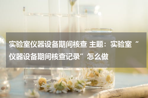 实验室仪器设备期间核查 主题：实验室“仪器设备期间核查记录”怎么做