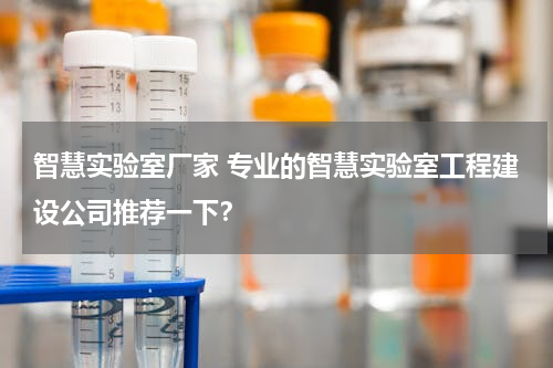 智慧实验室厂家 专业的智慧实验室工程建设公司推荐一下？