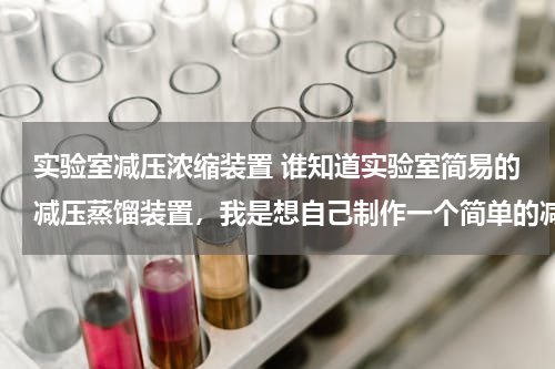 实验室减压浓缩装置 谁知道实验室简易的减压蒸馏装置，我是想自己制作一个简单的减压装置，一般就行，求高手回答！