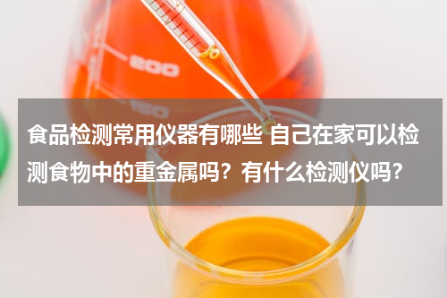 食品检测常用仪器有哪些 自己在家可以检测食物中的重金属吗？有什么检测仪吗？
