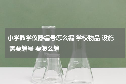 小学教学仪器编号怎么编 学校物品 设施 需要编号 要怎么编
