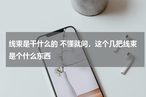 线束是干什么的 不懂就问，这个几把线束是个什么东西