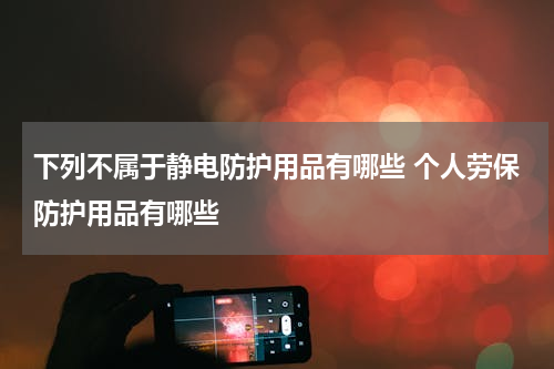 下列不属于静电防护用品有哪些 个人劳保防护用品有哪些