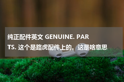纯正配件英文 GENUINE. PARTS. 这个是路虎配件上的。这是啥意思