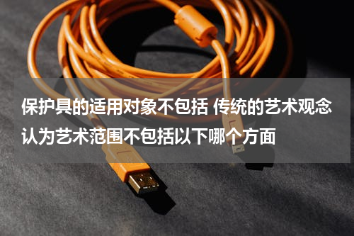 保护具的适用对象不包括 传统的艺术观念认为艺术范围不包括以下哪个方面
