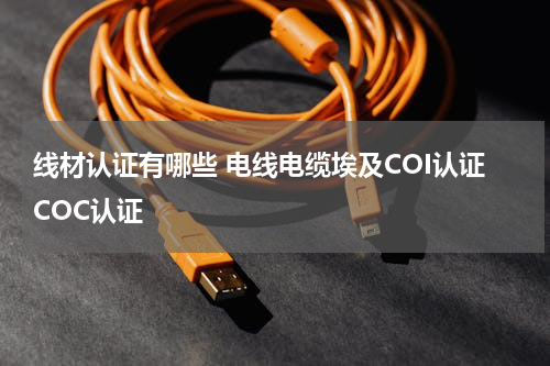 线材认证有哪些 电线电缆埃及COI认证COC认证