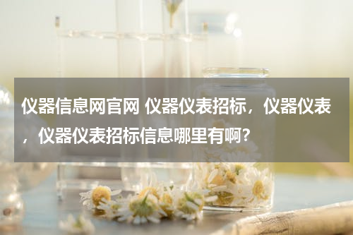 仪器信息网官网 仪器仪表招标，仪器仪表，仪器仪表招标信息哪里有啊？