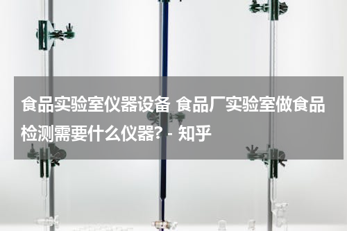 食品实验室仪器设备 食品厂实验室做食品检测需要什么仪器? - 知乎