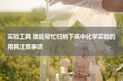 实验工具 谁能帮忙归纳下高中化学实验的用具注意事项
